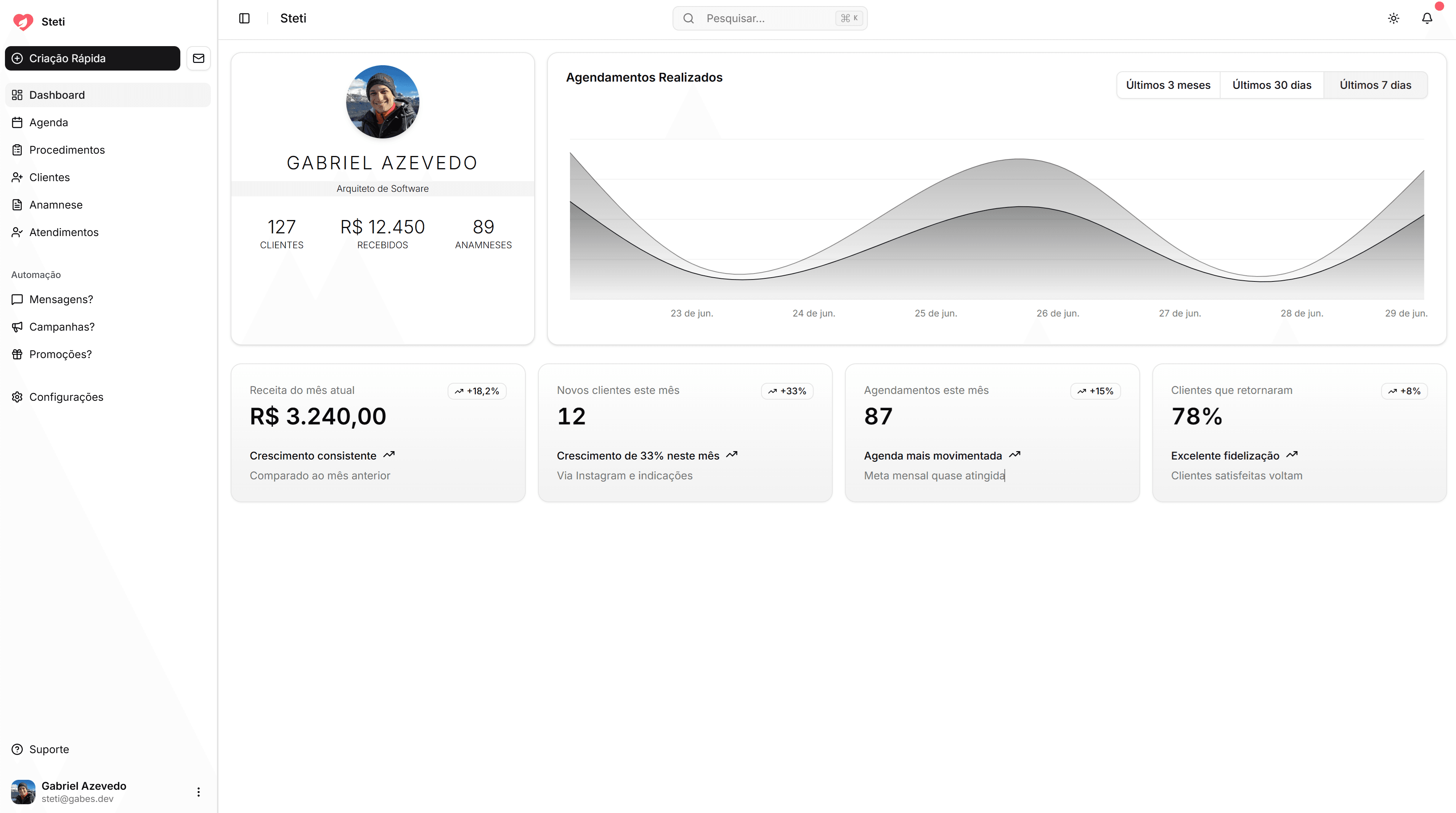 app screen